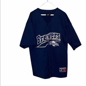 Logo Athletic Milwaukee Brewers Jersey